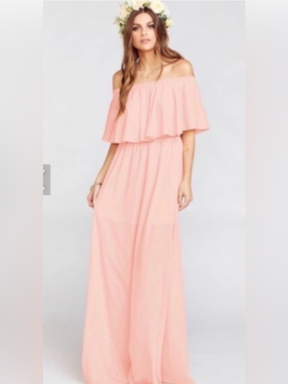 Show Me Your MuMu Blush Pink Maxi Dress/ XXS/ Ptp-15-16”